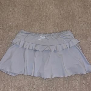 Edikted light blue mini skirt xs